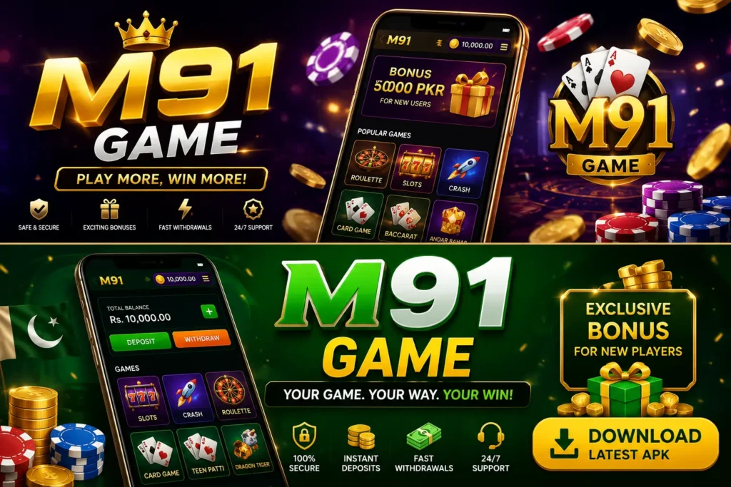 Download M91 Game APK with exciting bonuses, secure payments, and smooth Android gaming experience.